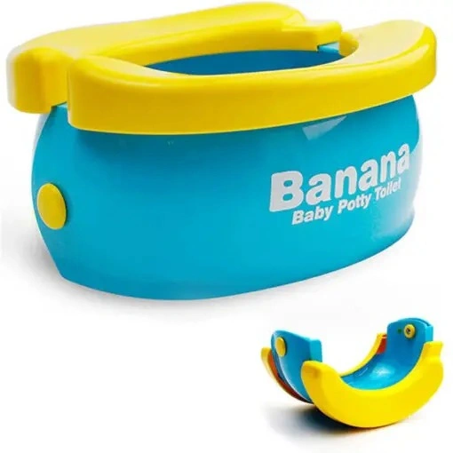 2-in-1 Banana Baby Potty Toilet - Portable & Foldable Travel Potty for Kids